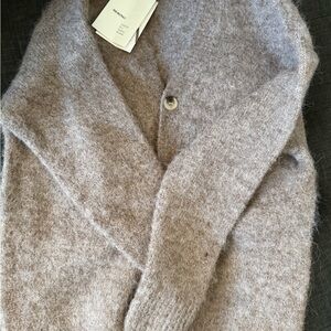 Zara Kids Cardigan in Soft Brown